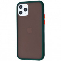Чехол Shadow Matte на iPhone 11 Pro Max Forest green/Orange